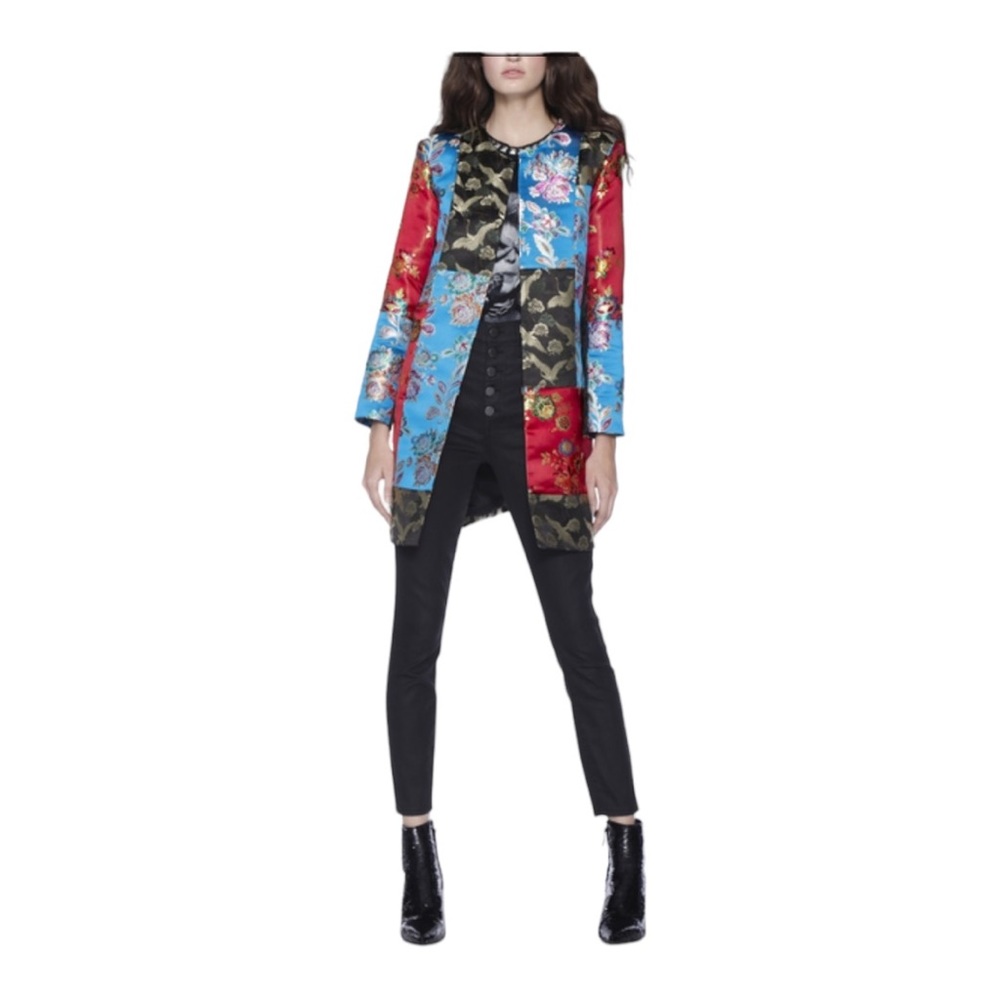 Alice + Olivia Patchwork Coat